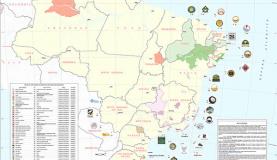 Mapa das Indicações Geográficas do Brasil
