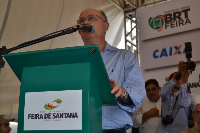 O prefeito José Ronaldo ressaltou a importância da obra para Feira e os benefícios que ela trará. Foto: Olá Bahia