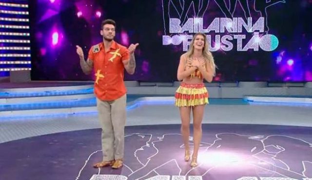 Lorena Improta dança com Lucas Lucco na final. Foto: REprodução/GShow.