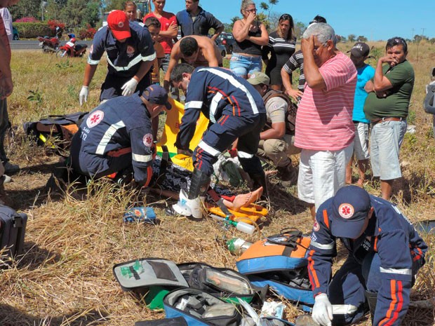 Criança morre em acidente na BR-020, na Bahia (Foto: Edivaldo Braga/blogbraga)
