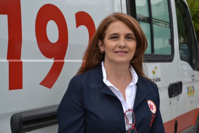 Maísa Macedo, coordenadora do Samu em Feira de Santana. Foto: Meiryelle Souza/Olá Bahia