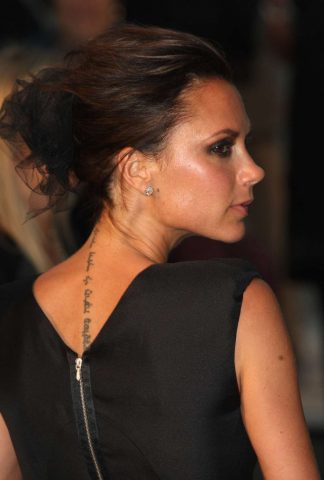 A estilista e ex-Spice Girl já removeu duas outras tatoos. Foto: Reprodução/Terra/ Chris Jackson/Getty Images