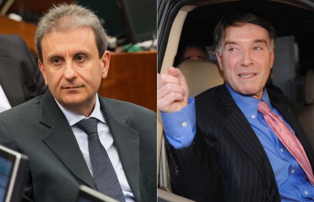 O doleiro Alberto Youssef e o empresário Eike Batista. Foto: Rodrigues Pozzebom e Fábio Pozzebom/Agência Brasil
