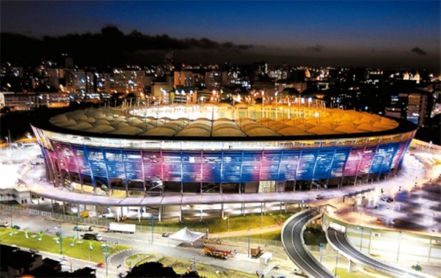 A Fonte Nova deverá vender ao rubro negro bilhetes pelo mesmo preço que comercializa para a torcida mandante (Foto: Reprodução)