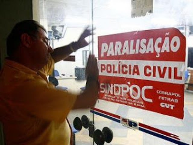 Policiais civis paralisam atividades na próxima sexta (27). Foto: Divulgação/ SINDPOC