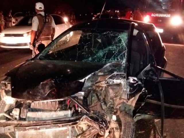 Vítima fatal era condutor de um dos carros. Foto: Carlos José/ Site Voz da Bahia