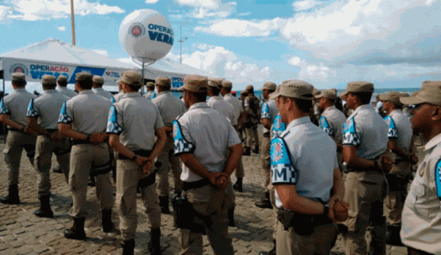 20 mil policiais serão empregados e distribuídos nas ruas. Foto: Edilson Lima.