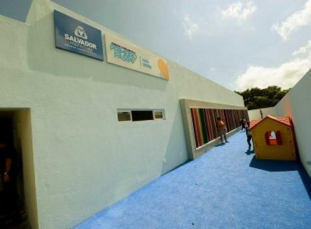 Prefeitura de Salvador entrega creche e pré-escola no bairro de Mata Escura. (Foto: Divulgação/Agecom)