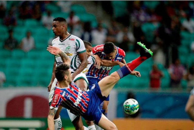 O Esquadrão venceu o Luverdense por 1 a 0 na Arena Fonte Nova (Foto: Arisson Marinho/ Correio)