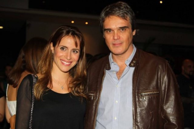 Dalton Vigh com a mulher, Camila Czerkes, em evento em São Paulo (Foto: Thiago Duran/ Ag. News)