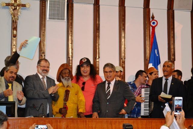 Tradições nordestinas tomaram conta do plenário. Foto: Núbia Passos.