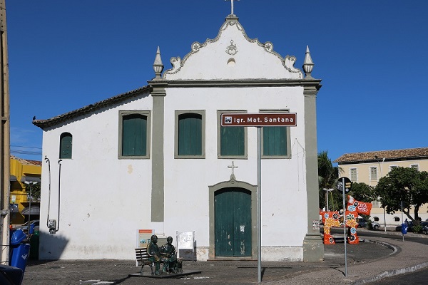 Igreja de Sant'Ana do Rio Vermelho, construída na primeira metade do século 19.