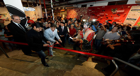 Cerimônia de reabertura aconteceu na noite da quinta-feira (11). Foto: Agecom