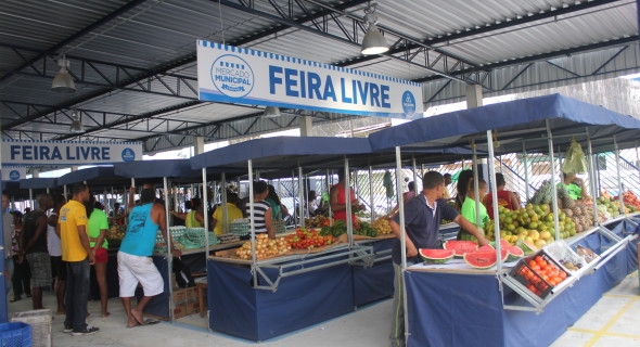 Novo Mercado Municipal de Periperi. Foto: Agecom/Evilânia Sena