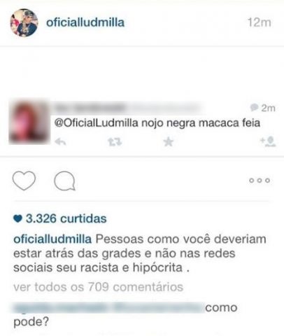 Ainda tem gente que acha que internet é terra de ninguém e fica agindo dessa forma (Foto: Reprodução / Instagram)