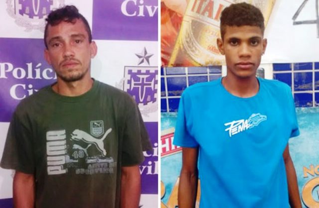 Irles Silva e Bruno Andrade fugiram pelo telhado da carceragem.