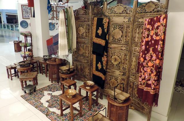 Estande Indiano na Expoarte – Feira Internacional de Artesanato. Foto: Divulgação