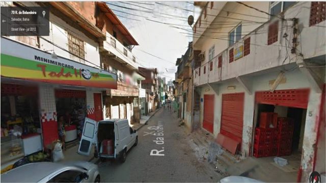 Crime ocorreu na Rua da Bolandeira. Imagem: Street View.