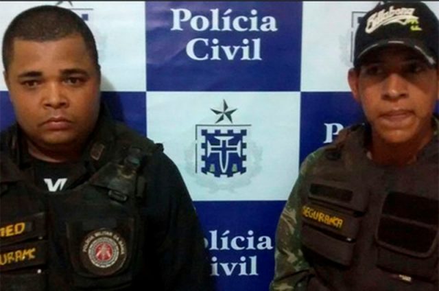 Edvan Freitas dos Santos e Edicarlos Santos se passavam por policiais no povoado de São José do Mocambo. Foto: Divulgação/Polícia Civil