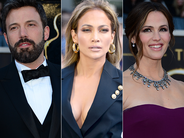 Ben Affleck, Jennifer Lopez e Jennifer Garner (Foto:Reprodução / AFP)
