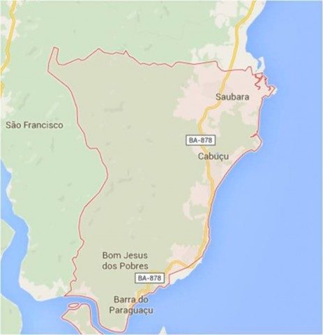 Outro pescador morreu no mar no mês de julho. Imagem: Google Maps.