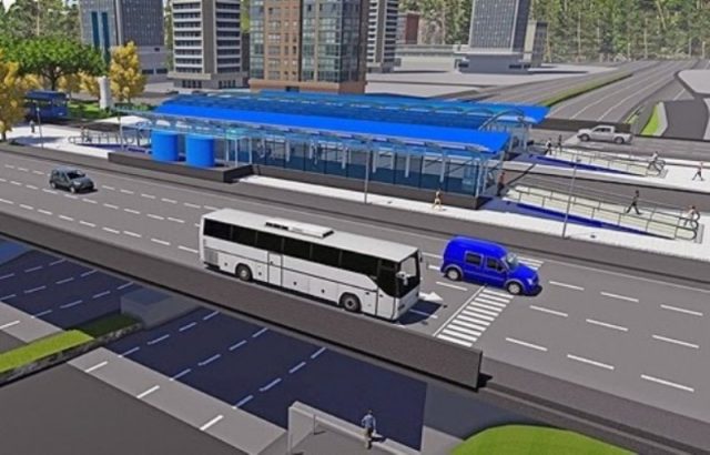 Sistema BRT em Feira de Santana terá 9,5 quilômetros de vias expressas. Imagem: Divulgação