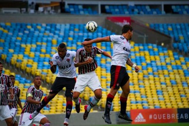 No Maracanã, Fluminense e Vitória terminaram partida empatando em 1 a 1 (Foto: Bruno Haddad / Fluminense)