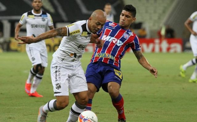 Bahia perdeu oportunidade de alcançar vice-liderança na Série B (Foto: Christian Alekson/Ceará)
