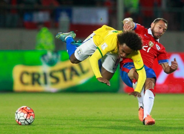 Chilenos venceram por 2 a 0. Foto: Reprodução/Correio/AFP