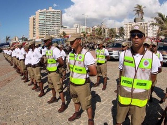  O reforço no patrulhamento vai contar com 133 policiais militares integrantes do Batalhão Especializado em Policiamento Turístico (Foto: Reprodução)