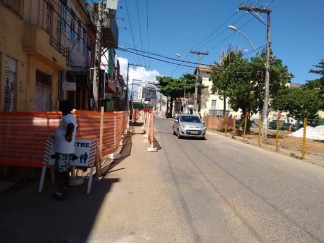 Rua João Gomes vai ficar interditada entre 26 de dezembro e 6 de janeiro. Foto: Maiana Belo/G1 BA.