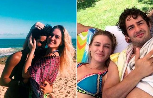 Alexandre e Fiorella estiveram no casamento de Paulo Gustavo e Thales Bretas no Rio de Janeiro, antes de partir de viagem de férias (Foto: Reprodução / Instagram)