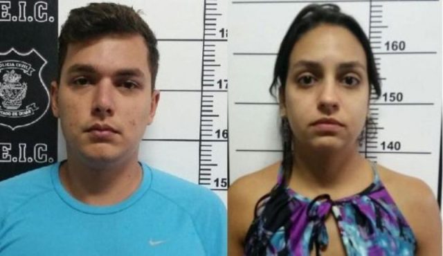 Rodrigo de Menezes Machado, 23 anos, e a namorada Jordana Louza Costa Ferreira, 27. Foto: Divulgação.