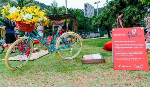 "Eu amo pedalar" é um projeto desenvolvido pela marca Cantão em parceria com o Movimento Salvador Vai de Bike, da Prefeitura de Salvador. Foto: Divulgação