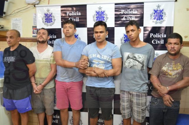 Sete suspeitos foram presos em Luís Eduardo Magalhães. Foto: sigivilares.com.br.