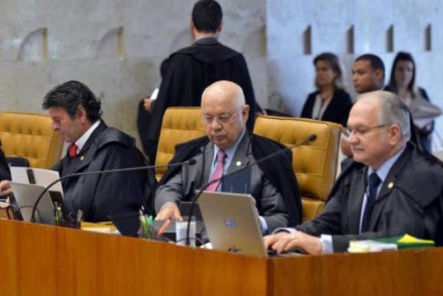 No voto, o ministro Teori Zavascki lembrou o fato de uma das conversas ter sido gravada depois do pedido para que as interceptações fossem suspensas. (Foto: Antonio Cruz/ Agência Brasil)