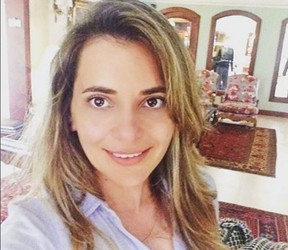 A cunhada e assessora da apresentadora, Giovana Oliveira, também foi baleada e seguia internada na manhã desta segunda. (Foto: Arquivo Pessoal)