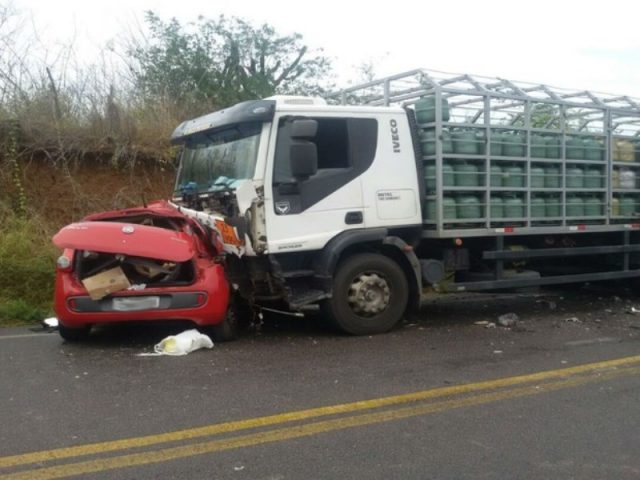 Acidente ocorreu entre municípios de Macajuba e Ruy Barbosa, na Bahia.  (Foto: Reprodução / Ruy Barbosa Notícias)