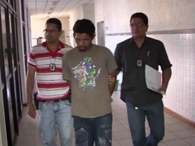 Armindo Pereira dos Santos nega autoria dos crimes. Foto: Reprodução/TV Sudoeste.