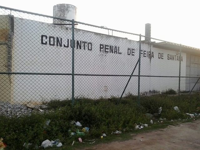 Conjunto Penal de Feira de Santana está impedido de receber novos presos (Foto: Almir Melo / TV Subaé)