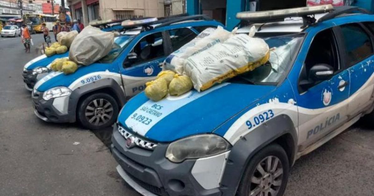 Toda a droga foi encaminhada para a delegacia de São Caetano. Foto: Divulgação/SSP-BA.