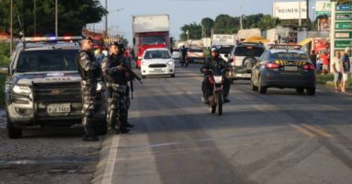 Megaoperação da PRF e SSP desbloqueia estradas ocupadas por caminhoneiros na Bahia (Foto: Divulgação/SSP-BA)