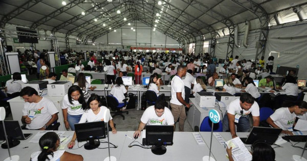 Concilia Bahia iniciou com o mutirão Acordo Legal, na Arena Fonte Nova, em novembro. Foto: cnj.jus.br.