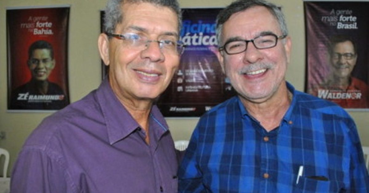 deputados Zé Raimundo, estadual, e Waldenor Pereira, federal, do PT.
