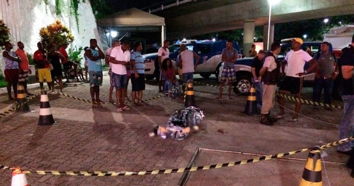Crime aconteceu cerca de uma hora após fim de clássico na Arena Fonte Nova. Foto: Eduardo Oliveira/TV Bahia.