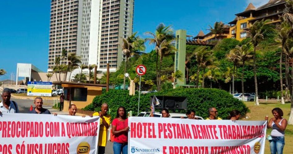 Hotel Pestana afirma que medida é temporária e comum em períodos de menor ocupação. Foto: Divulgação/Sindhotéis.