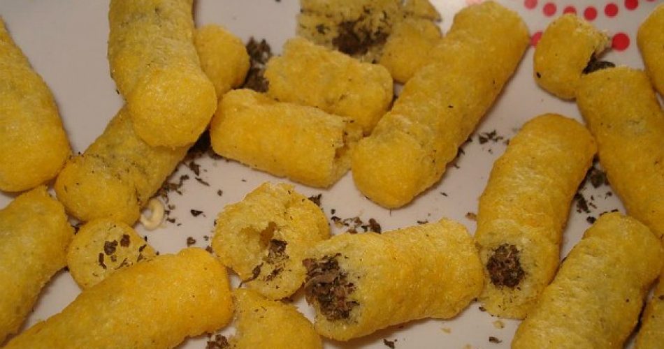 Salgadinhos de maconha no Paraná. Foto: G1.