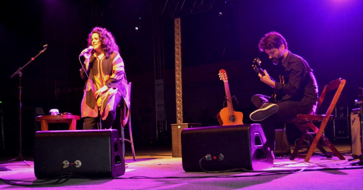 Gal Costa apresentou show intimista junto com o músico Guilherme Monteiro.