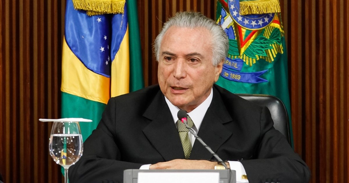 Brasília - DF, 24/05/2016. Presidente Interino Michel Temer durante apresentação das medidas econômicas. Foto: Beto Barata/PR