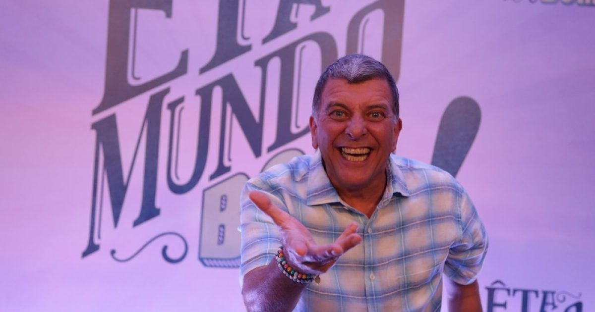 Jorge Fernando no lançamento da novela 'Êta Mundo Bom', de 2016 — Foto: Globo / Paulo Belote